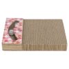 Krabplank Hartjes Met Ballen Rechthoekig Karton Zalm 38X30X5 Cm
