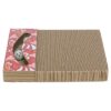 Krabplank Hartjes Met Ballen Rechthoekig Karton Rood 38X30X5 Cm