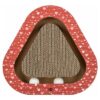Krabplank Hartjes Met Ballen Driehoekig Karton Rood 36X36X5 Cm