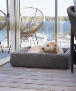 Bed Premium Hoes Teddy Grijs 70X60X15 Cm