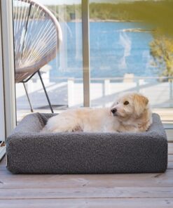 Bed Premium Hoes Teddy Grijs 85X70X15 Cm