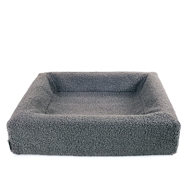 Bed Premium Hoes Teddy Grijs 120X100X15 Cm