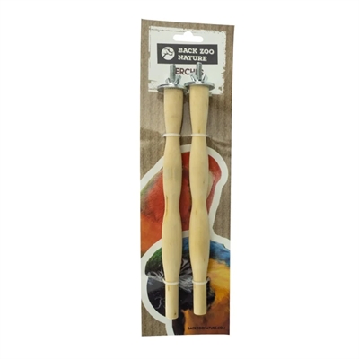 Zoo Nature Wood Perch 25 Cm 2 St