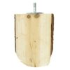Zoo Nature Wood Slice Perch Ca. 10X7,5X3 Cm