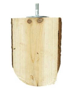Zoo Nature Wood Slice Perch Ca. 10X7,5X3 Cm