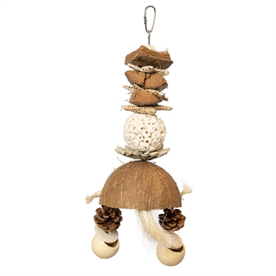Zoo Nature Mixed Tower With Cups Ca. 35X15X15 Cm