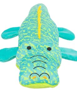 Krokodil Stof Aqua / Groen 33X13,5X7,5 Cm