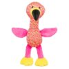 Flamingo Stof Roze / Geel 32X12X11 Cm
