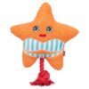 Zeester Met Flostouw Oranje 22X18X7,5 Cm
