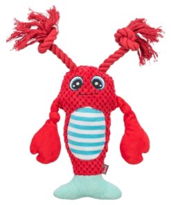 Kreeft Met Flostouw Rood 34X17X10,5 Cm