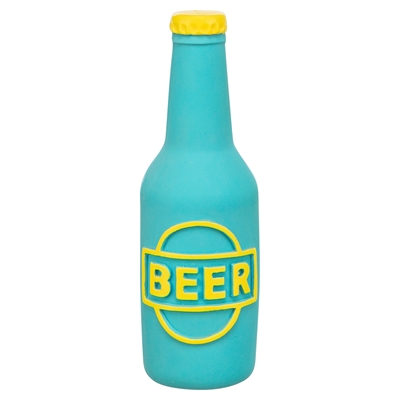 Bierfles Latex Blauw 12,5X8,5X4 Cm