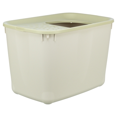 Kattenbak Hop-In Grijs / Groen 38X58X39 Cm