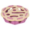 Hole'n'roll Bloem Vilt Roze / Beige 30X30X7,5 Cm