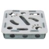 Hole'n'roll Box Vilt Grijs 30X30X7,5 Cm