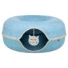 Speeldonut Vilt Blauw 60X60 Cm