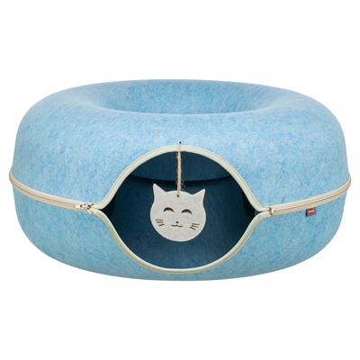 Speeldonut Vilt Blauw 60X60 Cm