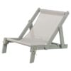 Strandstoel Hout Grijs 51X33X37 Cm