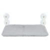 Hangmat Voor Aan Raam Opvouwbaar Pluche / Mesh Wit / Grijs 58X34 Cm