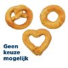 Mini Mix Pretzel / Hart / Ring Met Collageen 6 Cm 20 Gr 90 St