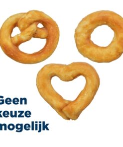 Mini Mix Pretzel / Hart / Ring Met Collageen 6 Cm 20 Gr 90 St