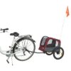 Hondenfietskar Grijs / Rood 61/125X56X64 Cm