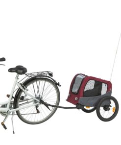 Hondenfietskar Grijs / Rood 61/125X56X64 Cm