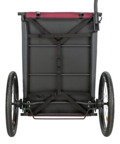 Hondenfietskat Grijs / Rood 80/145X75X86 Cm