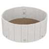 Krabmat Kattenmand Rand Vilt Creme 38X38X16 Cm