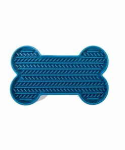 Likmat Bot Met Zuignappen Siliconen Blauw 22X13X2 Cm