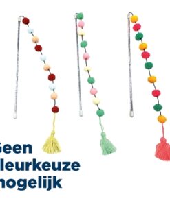 Kattenhengel Pompom Assorti 30X5 Cm