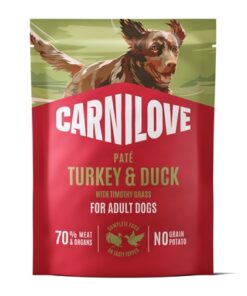 Pouch Turkey / Duck / Timothy Grass 12X300 Gr