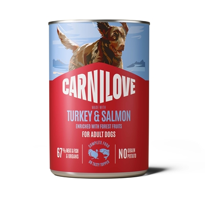 Can Salmon / Turkey 6X400 Gr