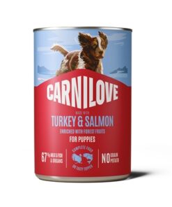 Can Puppy Salmon / Turkey 6X400 Gr