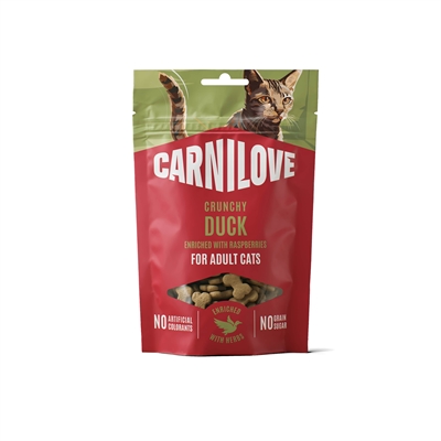 Crunchy Snack Duck / Raspberries 50 Gr