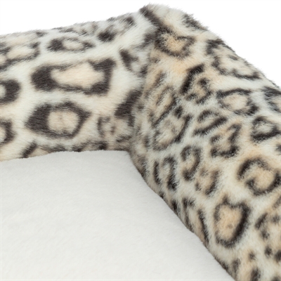 Hondenmand Leo Hoekig Panterprint Creme 100X70 Cm