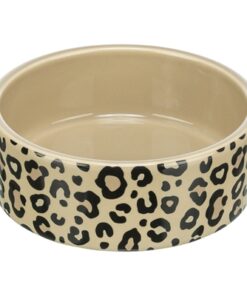 Voerbak / Drinkbak Leo Keramiek Panterprint Assorti 2,5 Ltr 22X22X9 Cm