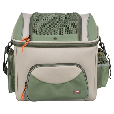 Fietsmand Voor Stuur Polyester Olijfgroen / Beige 48X34X40 Cm