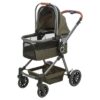 Hondenbuggy Maximaal 22 Kg Olijfgroen 56X100X101 Cm
