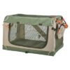 Kennel Comfy Bench Stof / Reismand Olijfgroen / Beige 47,5X70X44,5 Cm
