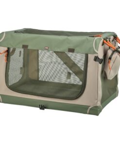 Kennel Comfy Bench Stof / Reismand Olijfgroen / Beige 47,5X70X44,5 Cm