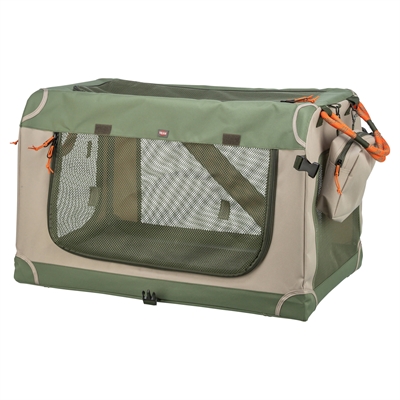 Kennel Comfy Bench Stof / Reismand Olijfgroen / Beige 47,5X70X44,5 Cm