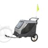 Fietskar Opvouwbaar Snelvouw Functie Tot 45Kg Grijs Xl 87,5X93/150X97 Cm