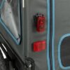 Fietskar Tot 45 Kg Blauw / Grijs L 81X112/155X112 Cm