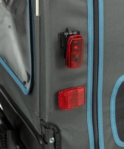 Fietskar Tot 45 Kg Blauw / Grijs L 81X112/155X112 Cm
