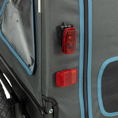 Fietskar Tot 45 Kg Blauw / Grijs L 81X112/155X112 Cm