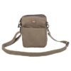 Snackzak Ribfluweellook Polyester Bruin 16X21 Cm
