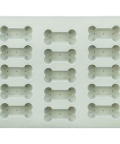 Bakmat Voor Dierensnacks Botvorm Bpa Vrij Grijs 24X29 Cm