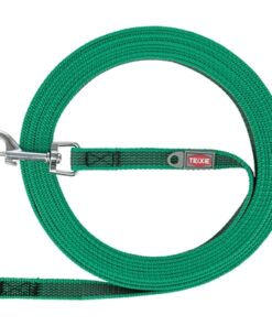 Sleeplijn Met Rubber Bekleed Zonder Handlus Groen 15 Mtrx1,5 Cm