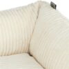 Vital Hondenmand Jonna Hoekig Ribfluweel Creme 80X60 Cm
