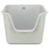 Kattenbak Pavo Hoge Rand Grijs 44X55X32 Cm